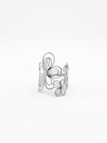 Anello “Floral” in Acciaio Inossidabile