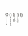 Set di Orecchini in Acciaio Inossidabile 316L