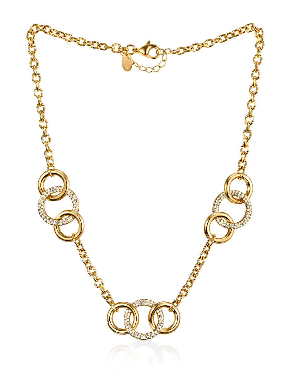 Collana Golden Harmony in Acciaio Inossidabile Dorato