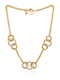 Collana Golden Harmony in Acciaio Inossidabile Dorato