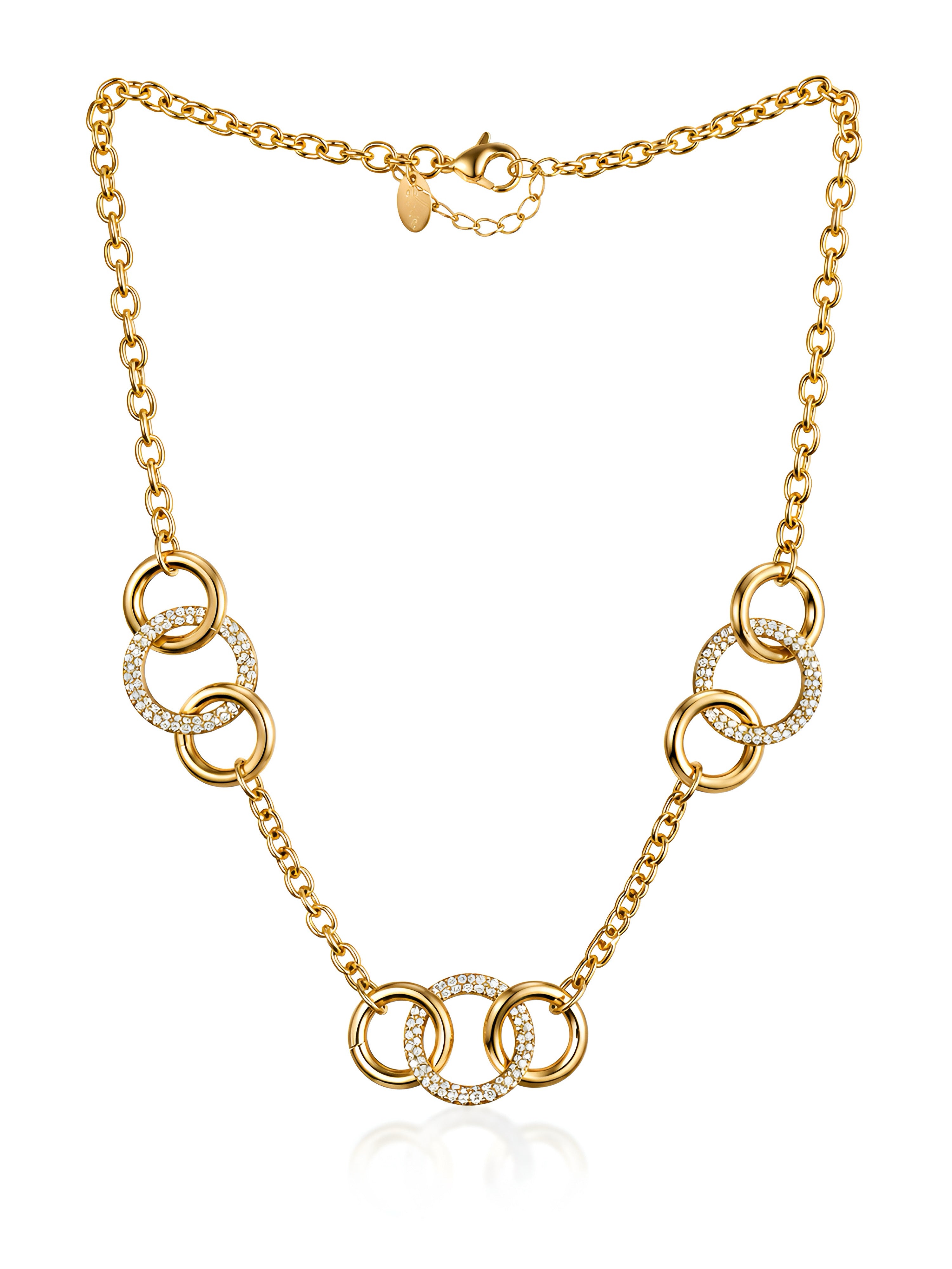 Collana Golden Harmony in Acciaio Inossidabile Dorato