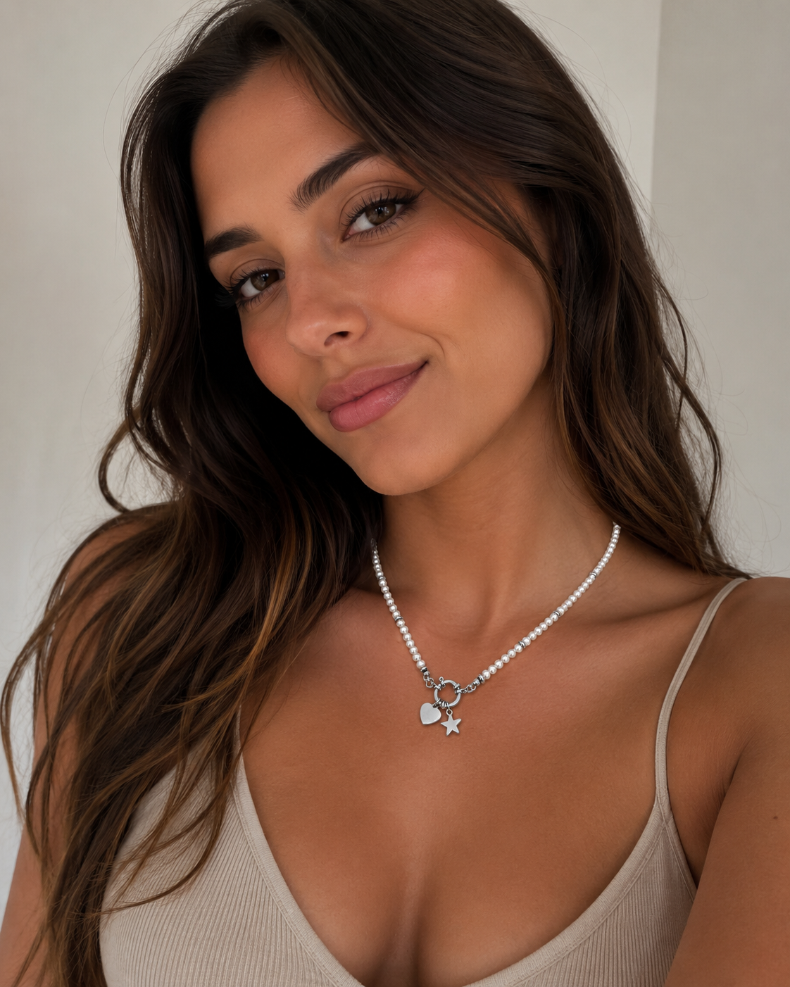 Collana Love Silver in Acciaio Inossidabile 316L