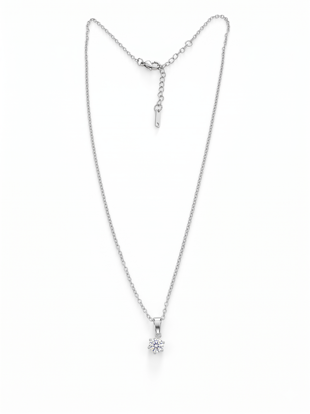 Collana Punto luce in Acciaio Inossidabile