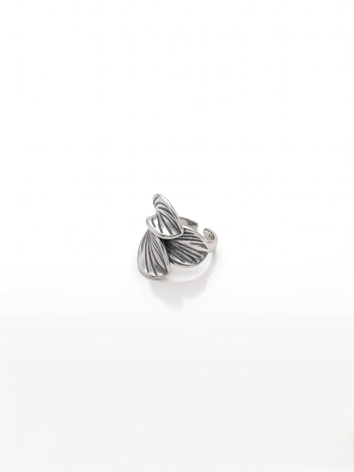 Anello “Ninfea” in Acciaio Inossidabile