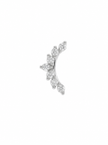 Pearcing Zirconato Orecchio in Acciaio inossidabile 316L