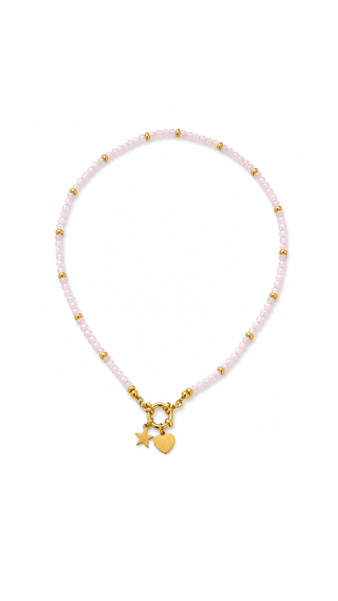 Collana Rosè Charm in Acciaio inossidabile 316L