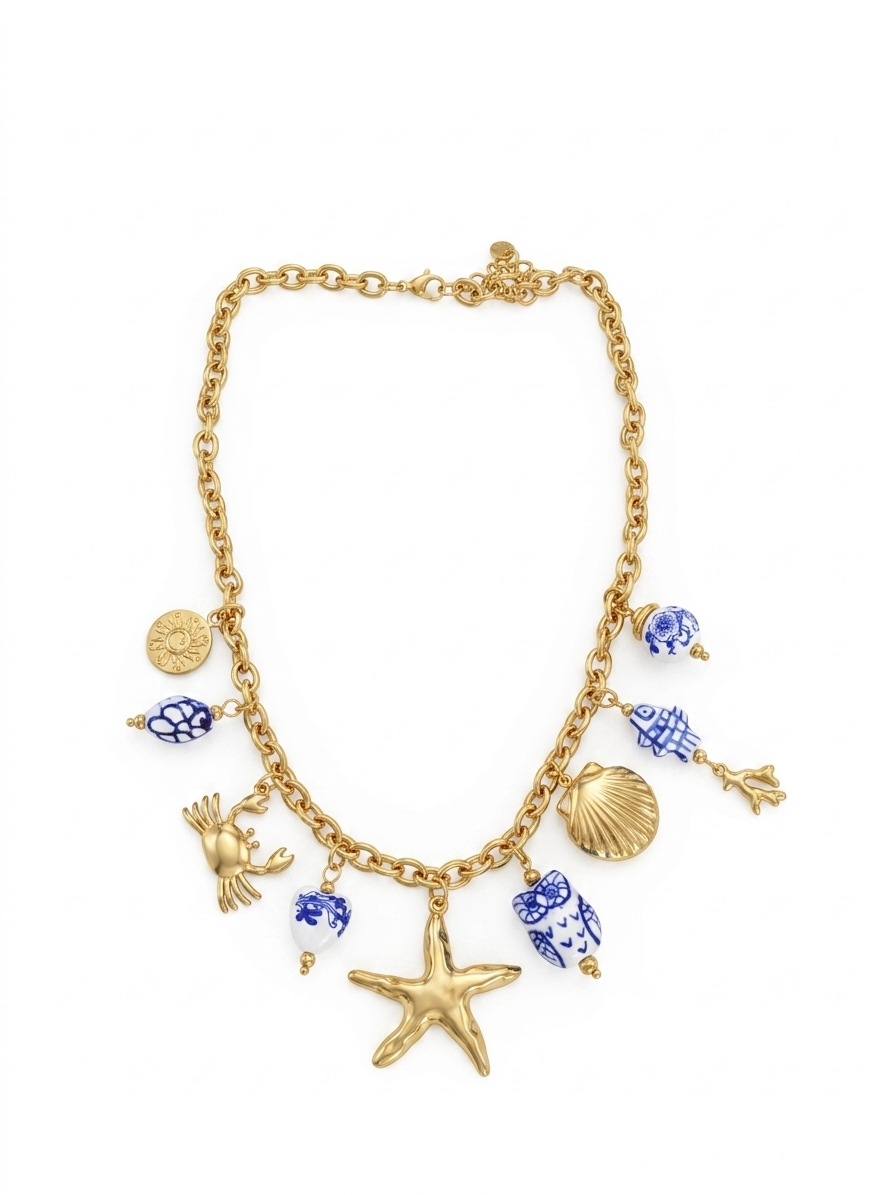Collana “Ocean charm” in Acciaio inossidabile