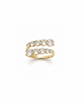 Anello Fascia Doppia Zirconi in Acciaio Inossidabile 316L