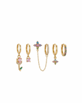 Set di Orecchini Tulipano in Acciaio Inossidabile 316L