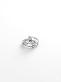 Anello “Petali di Perla” in Acciaio inossidabile