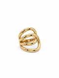Anello a Fascia bombato “Bold” in Acciaio inossidabile