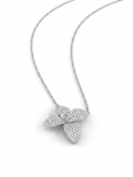 Collana con pendente Petali tempestato di Zirconi