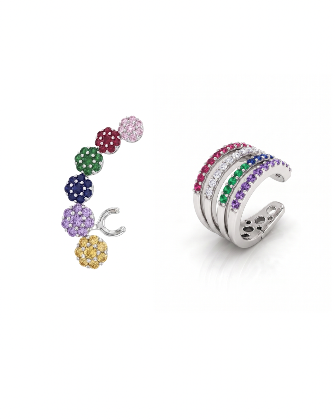 Bundle Ear Cuff Rainbow